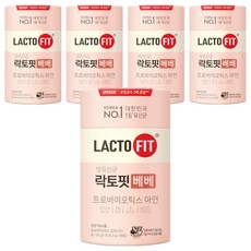 Chong Kun Dang 鍾根堂 LACTO-FIT LACTO-FIT益生菌粉隨身包 60條入, 60條, 120g, 5罐