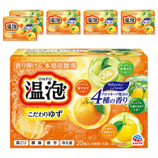 온포 탄산입욕제 유자, 800g, 6개