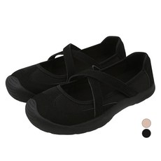 SHOOPEN 女款X字型瑪莉珍芭蕾休閒鞋 HPWPDEF905