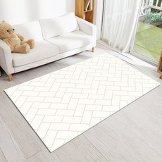 리빙코디 아동용 다용도 발코니 놀이방매트 2P, 헤링본