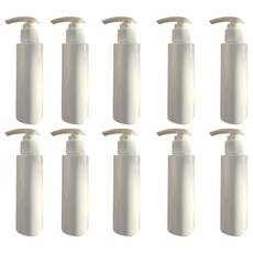 PET C按壓瓶容器 95ml, 10個, 白色