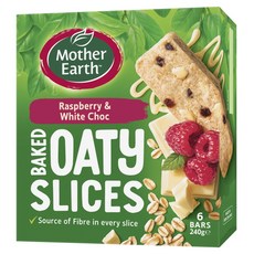 Mother Earth 烘焙燕麥棒 覆盆莓牛奶巧克力 6包, 240g, 1盒