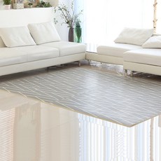 리빙코디 아동용 다용도 발코니 놀이방매트 2P, 루즈헤링본