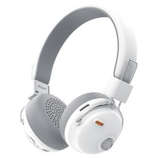 디알고 블루투스 클래식 청력보호 키즈 헤드폰, 화이트, DRGO-BH08CK