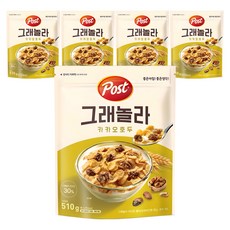 Post 格蘭諾拉可可核桃麥片, 510g, 5包