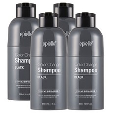 에피엘르 컬러체인지 염색샴푸 블랙, 300ml, 4개