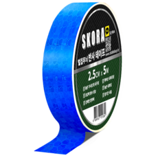 스코라 벌집무늬 반사 테이프, 1개, 블루