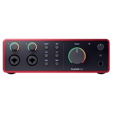 Focusrite Scarlett 第四代錄音介面, Scarlett 4i4 (4th Gen), 混合色