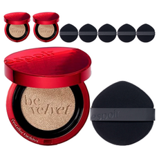 에스쁘아 프로 테일러 비 벨벳 커버 쿠션 13g + 퍼프, 23호 베이지, 3개