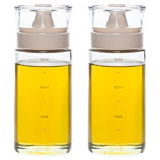 Kitensil Sinoglass 新型油瓶 米色, 2個, 170ml