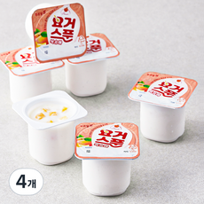 푸르밀 요거스푼 복숭아, 480g, 4개