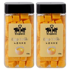 펫츠플레이트 반려동물 동결건조간식, 노른자, 120g, 2개