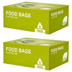 EZ'n 食物保鮮袋, M號, 2盒, 600入