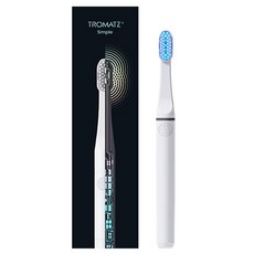 트로마츠 미세전류 칫솔 심플 블랙, TROMATZ-S(블랙)