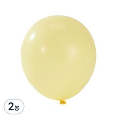 Uncle Kim 派對活動用圓形一般氣球 100入, 2個, 黃色