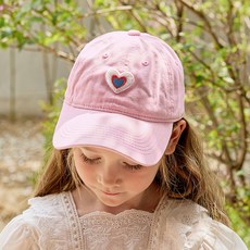 woojooi 兒童極光愛心棒球帽