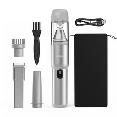 아임반 루미락 휴대용 무선 차량용 청소기, ABN-LAB-VCC-150W, 실버