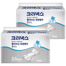Kleenex 舒潔 可洗式衛生紙巾Plus, 100張, 2包