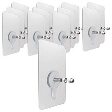 理享家 免釘無痕高承重螺絲貼片18mm - 無痕掛勾/螺絲貼片, 單一顏色, 1組