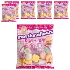 粉彩冰淇淋棉花糖 (香草風味), 軟軟QQ好好吃!, 23g, 6包