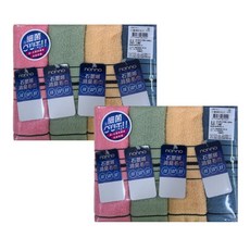 non-no 儂儂 石墨烯紗毛巾4條 #01-2407, 顏色隨機, 2組