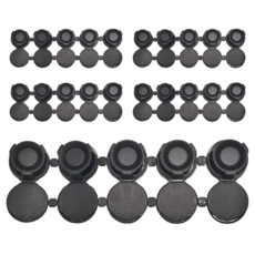 蟑螂藥專用安全餌劑盒 時尚黑 10入組, 5組