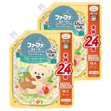 FaFa Story 衣物柔順劑 水果麝香 補充包, 1.2L, 2包