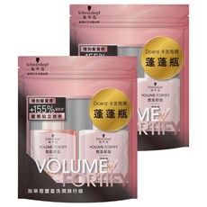 Schwarzkopf 施華蔻 豐盈洗潤旅行組 60ml + 60ml, 2個, 120ml