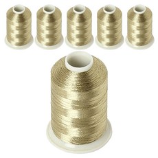 Fashion Point 細線 120D/2 3入, 金線, 1500m, 6個