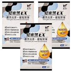 東華堂生技 髮密黑EX 健髮對策, 30顆, 500mg, 3盒