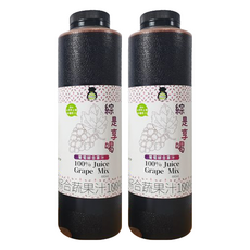 TAIWAN SWEET FARM 台灣好田 綜是享喝100%葡萄綜合果汁, 880ml, 2瓶