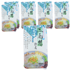 中農粉絲 馬尾絲粉皮 上等馬鈴薯澱粉 豌豆澱粉 綠豆澱粉 口感獨特 零脂肪 低GI 全素 零添加 清真認證, 120g, 6包