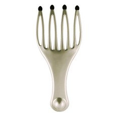 VeSS 頭皮SPA按摩梳 提升腦部血流 模擬真人手感 極致舒適, 銀色, 1個