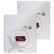 Darkness 3 Cure 3層化妝棉, 500張, 2個