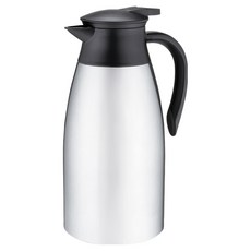 24H不鏽鋼雙層真空保溫壺 304不鏽鋼內部, 銀色, 2L, 1個