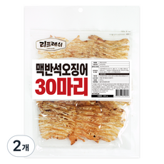 Refresh 零食兄弟烤麥飯石魷魚, 350g, 2個