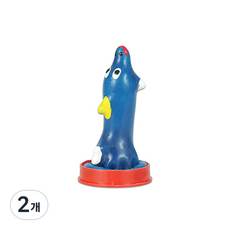 콘도메리 핸드페인트 아트 콘돔 돌 블루 돌핀 H93, 2개, 1개입