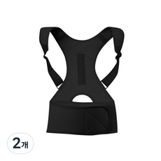 어깨밴드 고급형 블랙, 2개