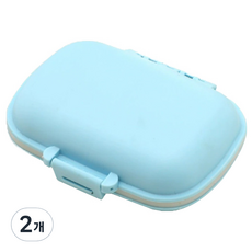 POPO TRAIN 攜帶用藥盒 藍色 FREE, 2個