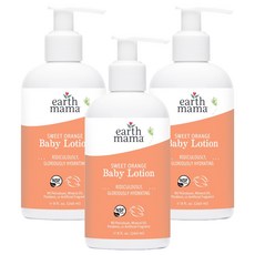 [쿠팡수입] 얼스마마 스위트 오렌지 베이비 로션, 240ml, 3개