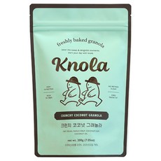 Knola 烘烤椰子乾燕麥穀片, 200g, 1包