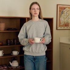 BASIC HOUSE 女款雙面材質大學T長袖T恤 LZTS0211