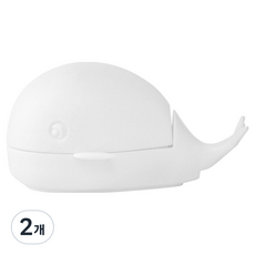 다다소 고래모양 다용도 세척 솔, 화이트, 2개