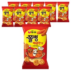 쫄병스낵 매콤한맛, 82g, 10개