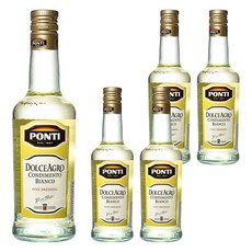 PONTI 巴薩米克香醋, 白香脂, 500ml, 5個