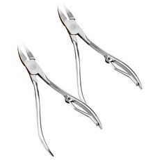 고나비 발톱 깎이 고급형 대형, 2개, 실버