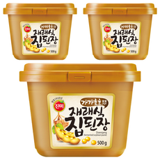 美味，喬遷新居傳統家味噌, 500g, 3個