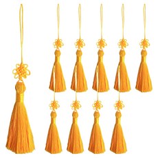 BEST PACK 菊花繩結流蘇, 10個, 黃色