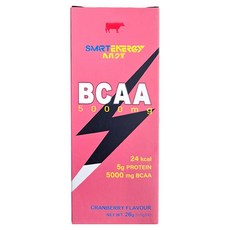 RED COW 紅牛 聰勁即溶BCAA 5000mg 蔓越莓口味, 26g, 1盒