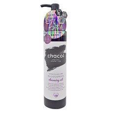 chacol 黑白 熊野油脂 炭 + 酵素 + 泥 卸妝油, 200ml, 1瓶